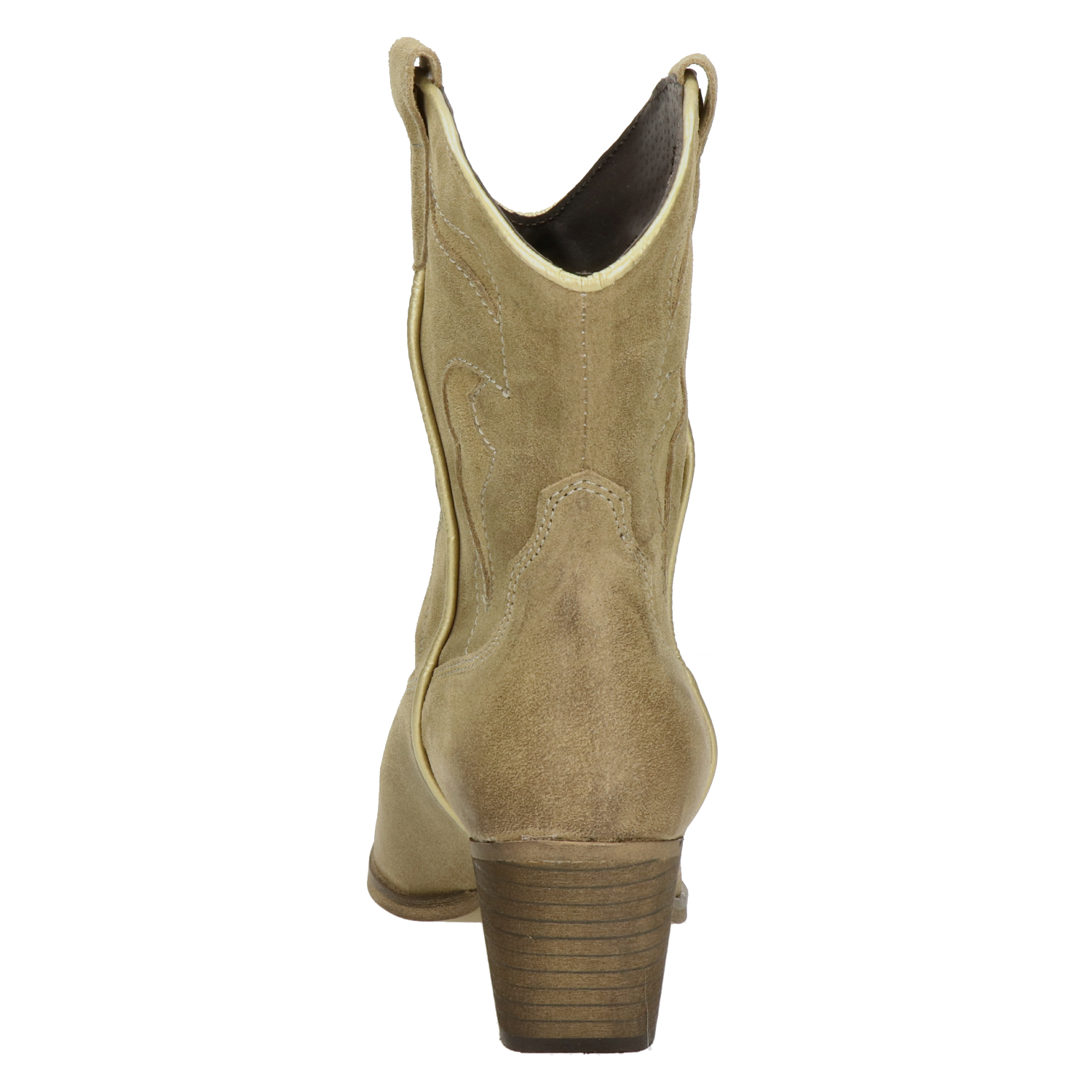 Nelson - Enkellaarsjes voor dames - Beige - Nelson.nl