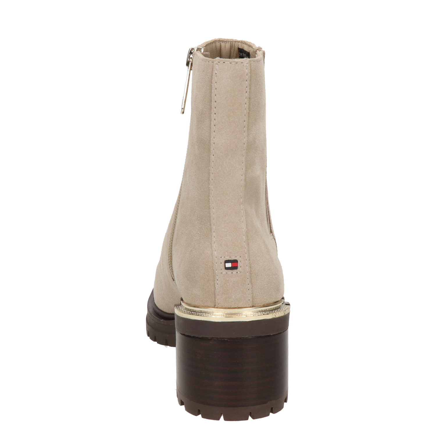 Tommy Hilfiger Sport - Enkellaarsjes voor dames - Beige - Nelson.nl
