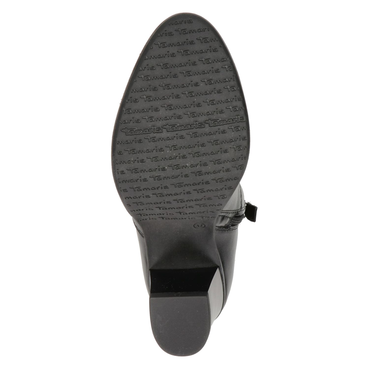 Tamaris - Enkellaarsjes voor dames - Zwart - Nelson.nl