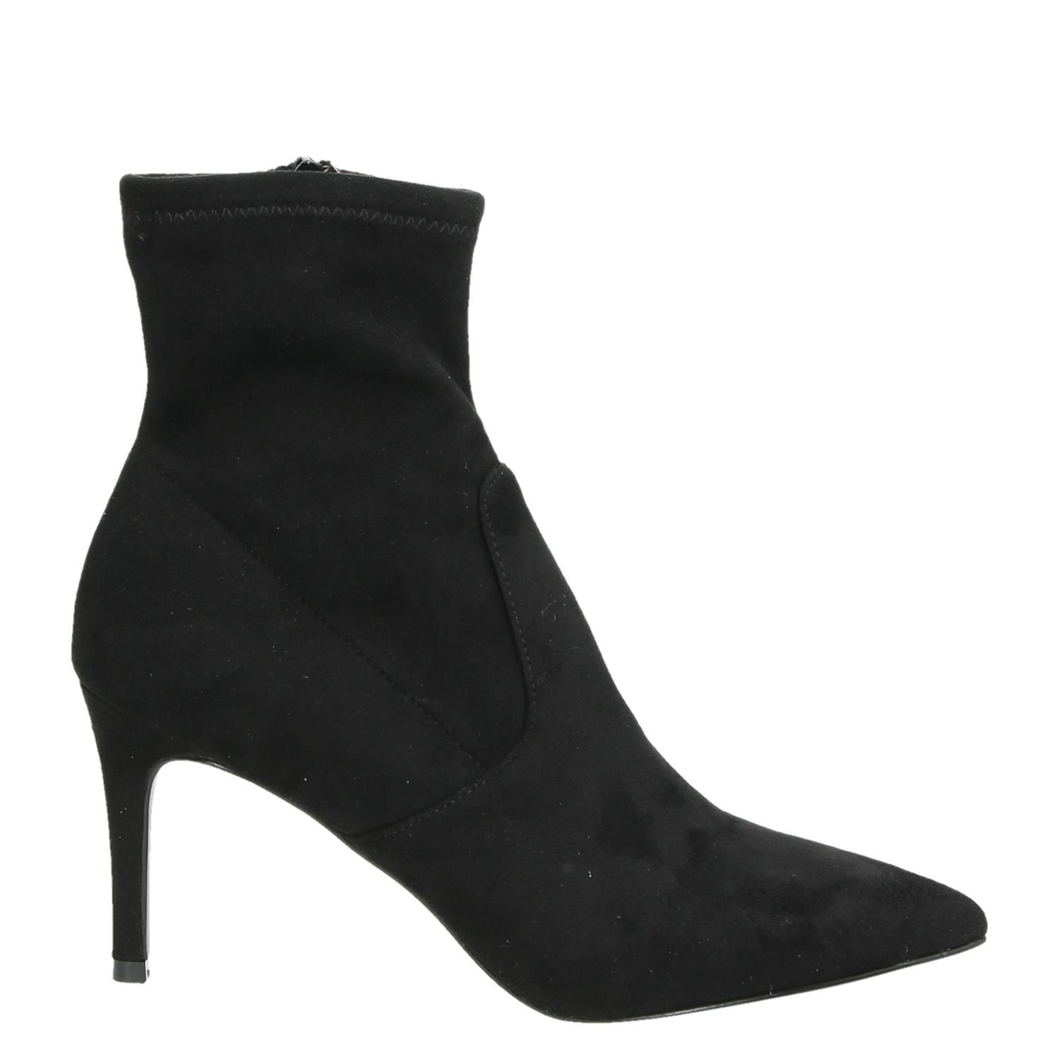 Steve Madden Lava - Enkellaarsjes voor dames - Zwart - Nelson.nl