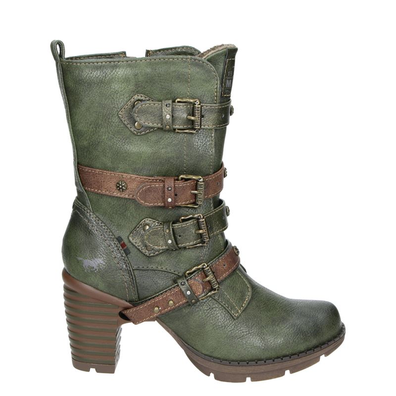 Mustang - Rits- & gesloten boots - Groen