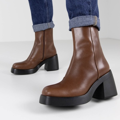 Vagabond Brooke - Rits- & gesloten boots - Cognac