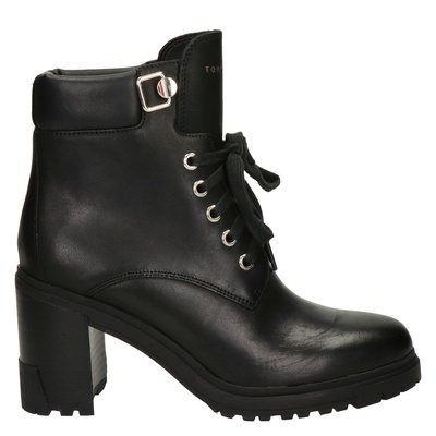 Tommy Hilfiger Sport - Veterboots - Zwart