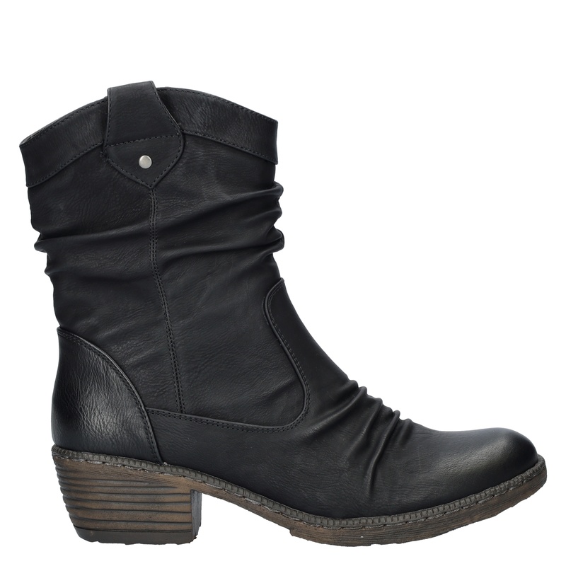 Rieker - Rits- & gesloten boots - Zwart