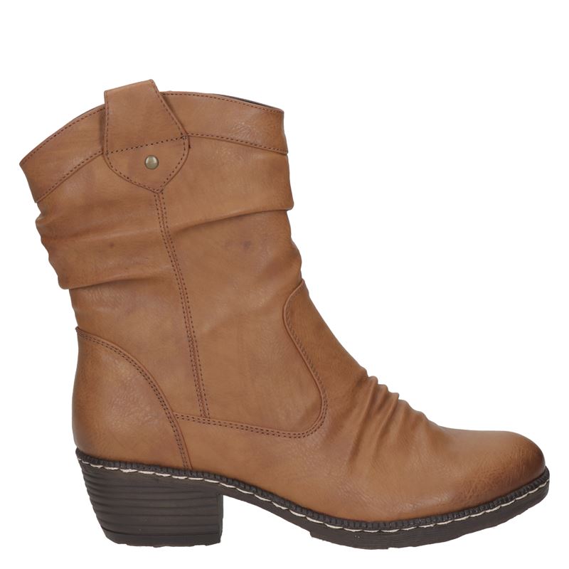 Rieker - Rits- & gesloten boots - Cognac
