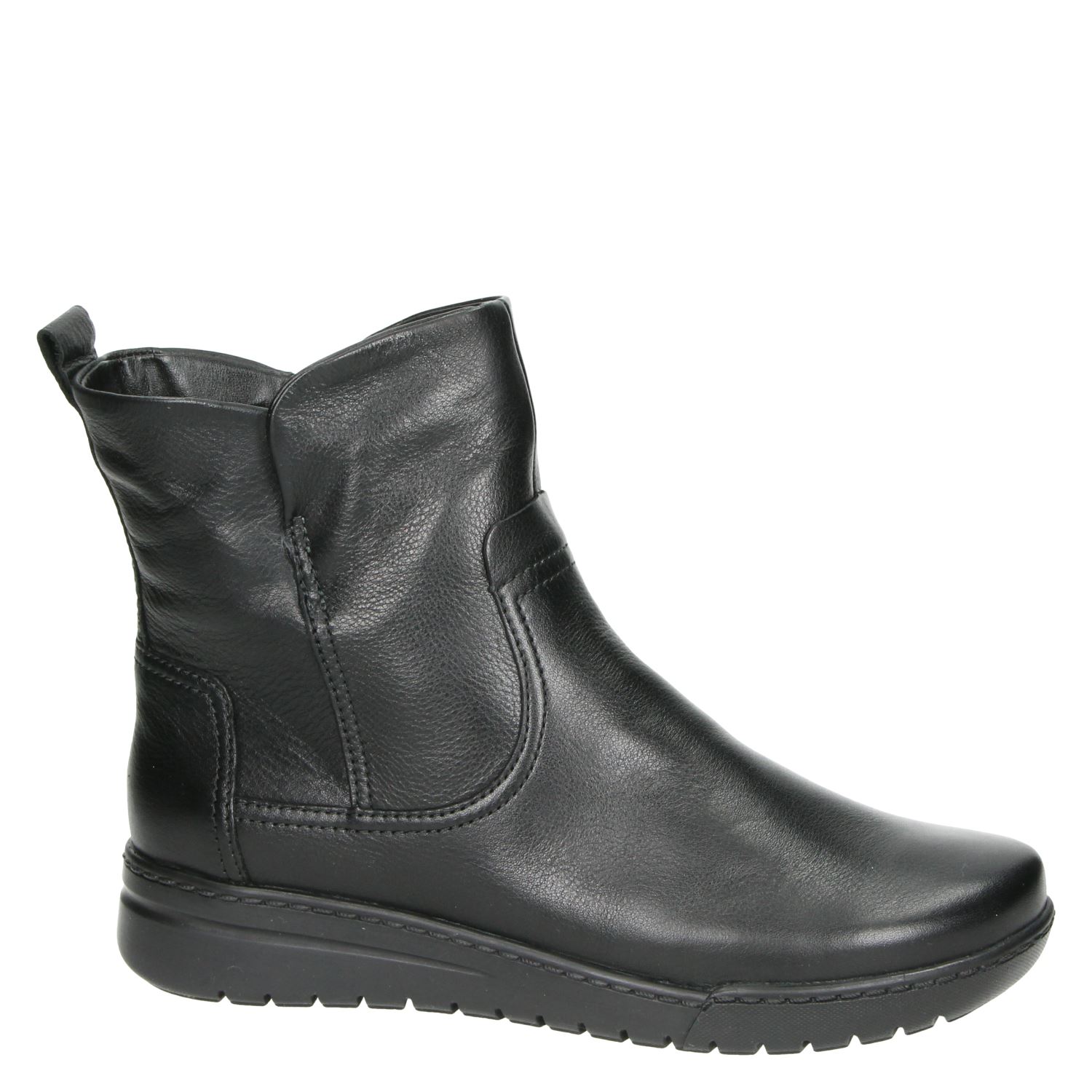 Ara Dakota - Rits- \u0026 gesloten boots voor dames - Zwart - Nelson.nl