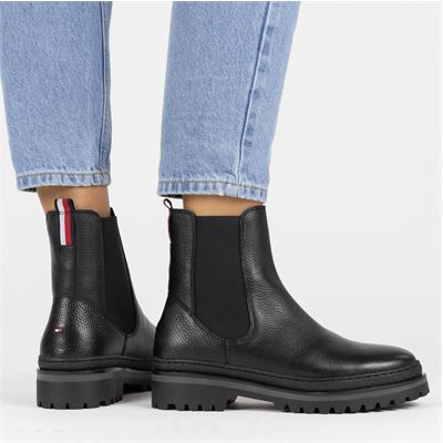 Tommy Hilfiger Sport - Chelseaboots - Zwart