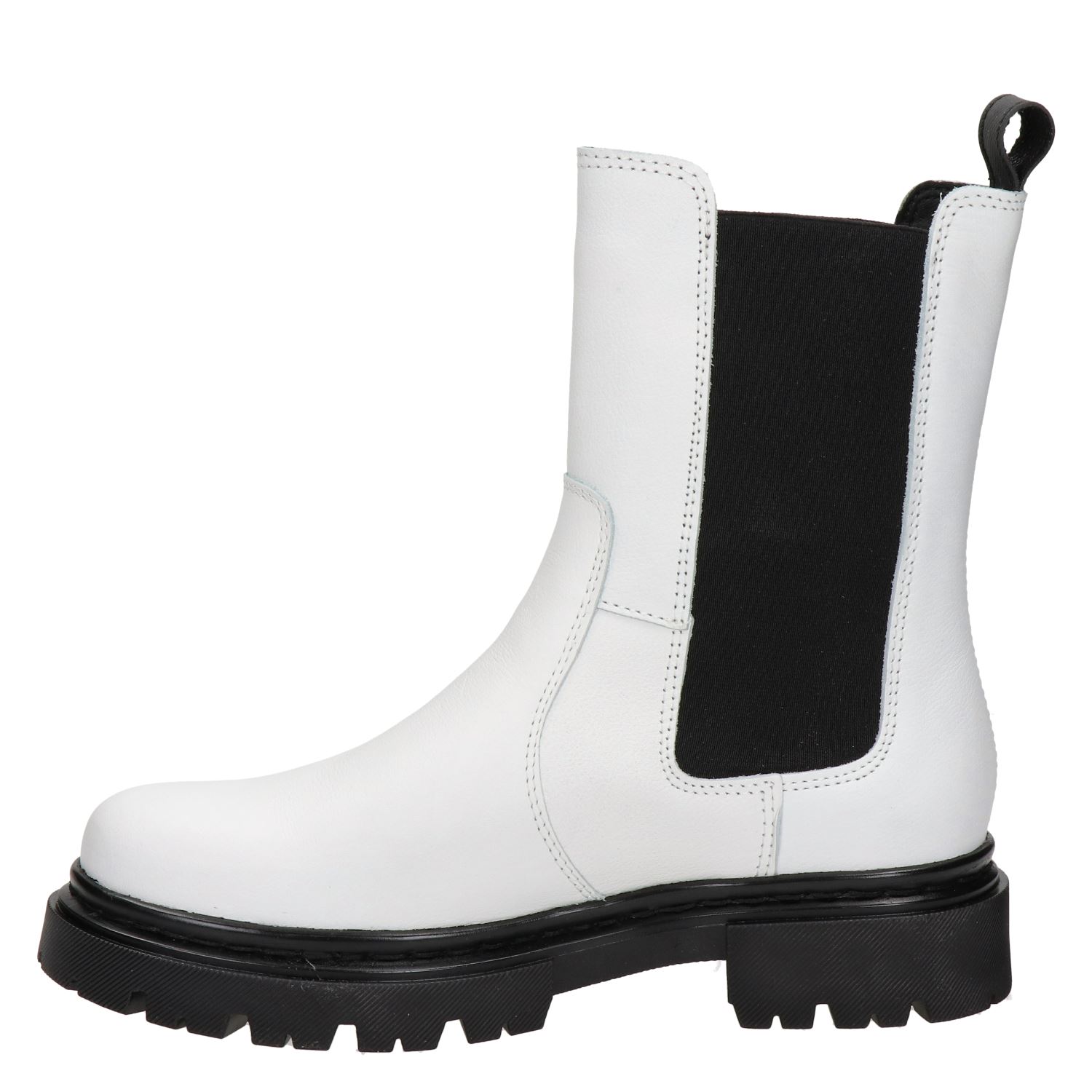 Chelsea boots enkellaarzen in de kleur wit voor dames | KLEDING.nl