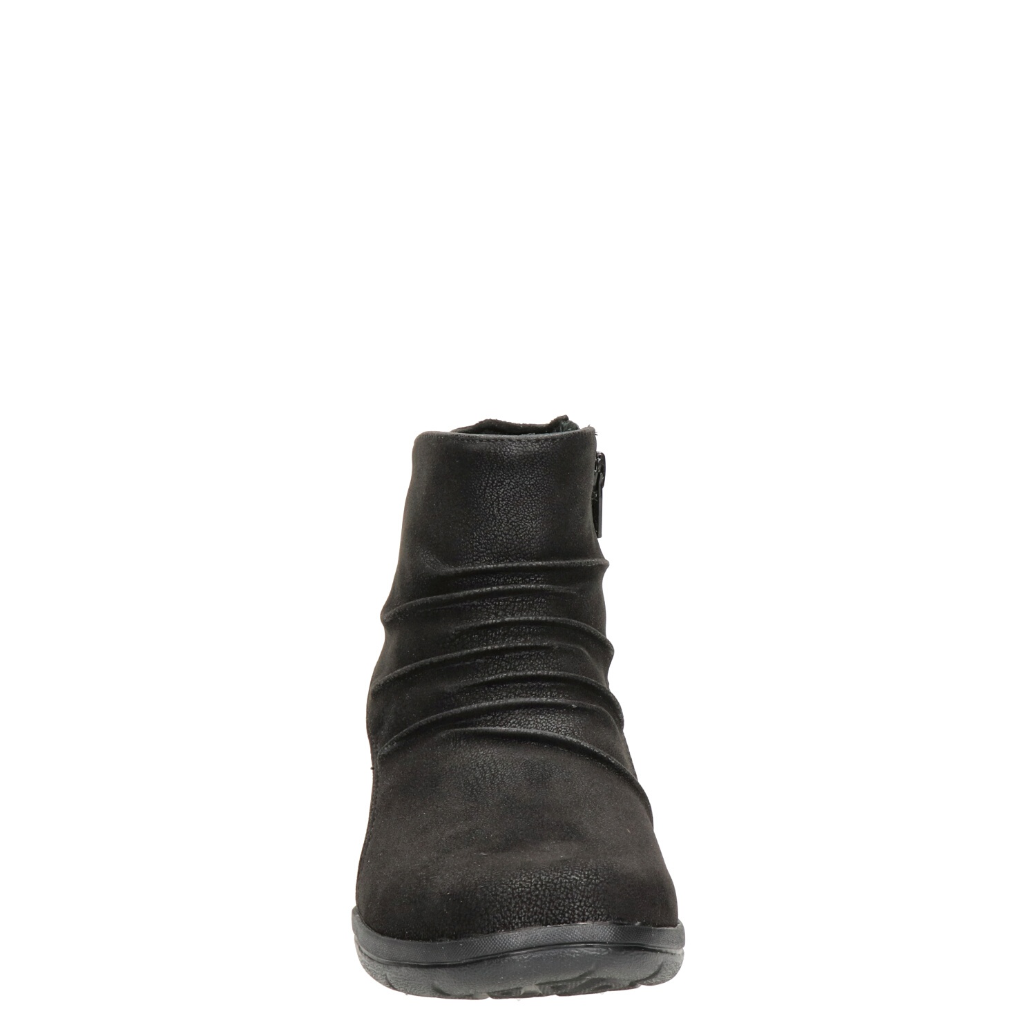 Skechers Flexibele Fit - Rits- \u0026 gesloten boots voor dames - Zwart -  Nelson.nl