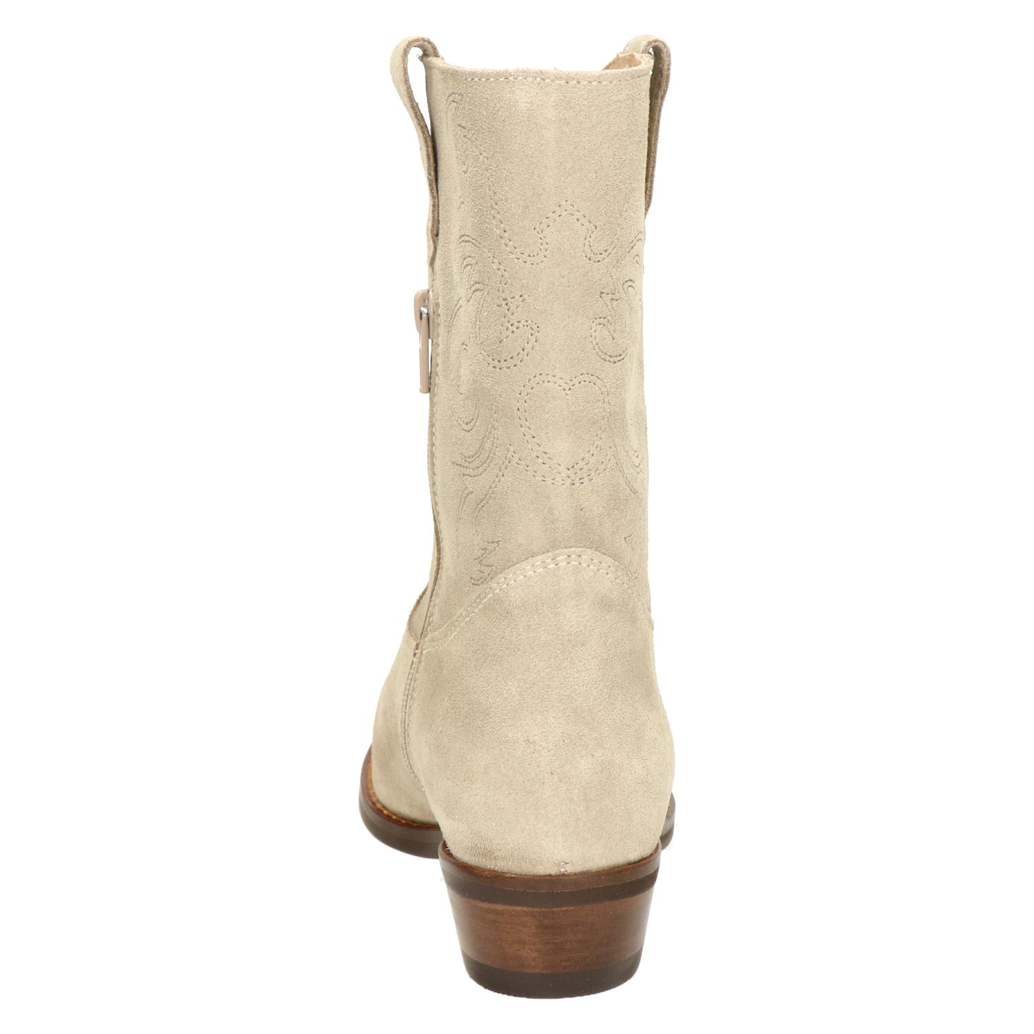 Nelson - Enkellaarsjes voor dames - Beige - Nelson.nl