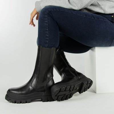 Buffalo - Chelseaboots - Zwart