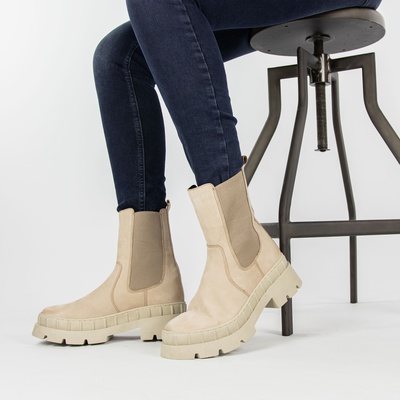 Nelson - Chelseaboots - Wit