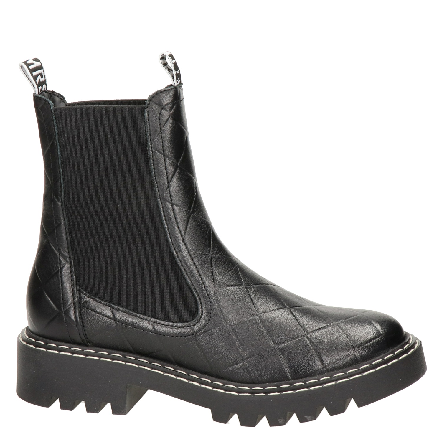 Tamaris - Chelseaboots voor dames - Zwart - Shoemixx.nl
