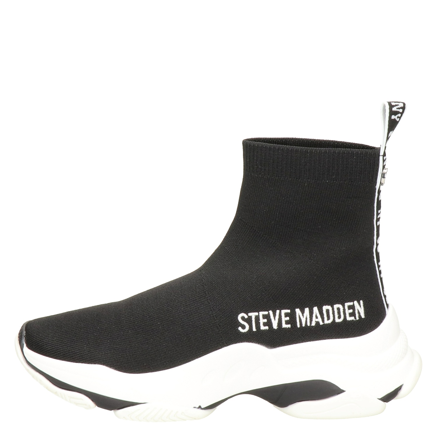 Steve Madden - Hoge sneakers voor dames - Zwart - Nelson.nl