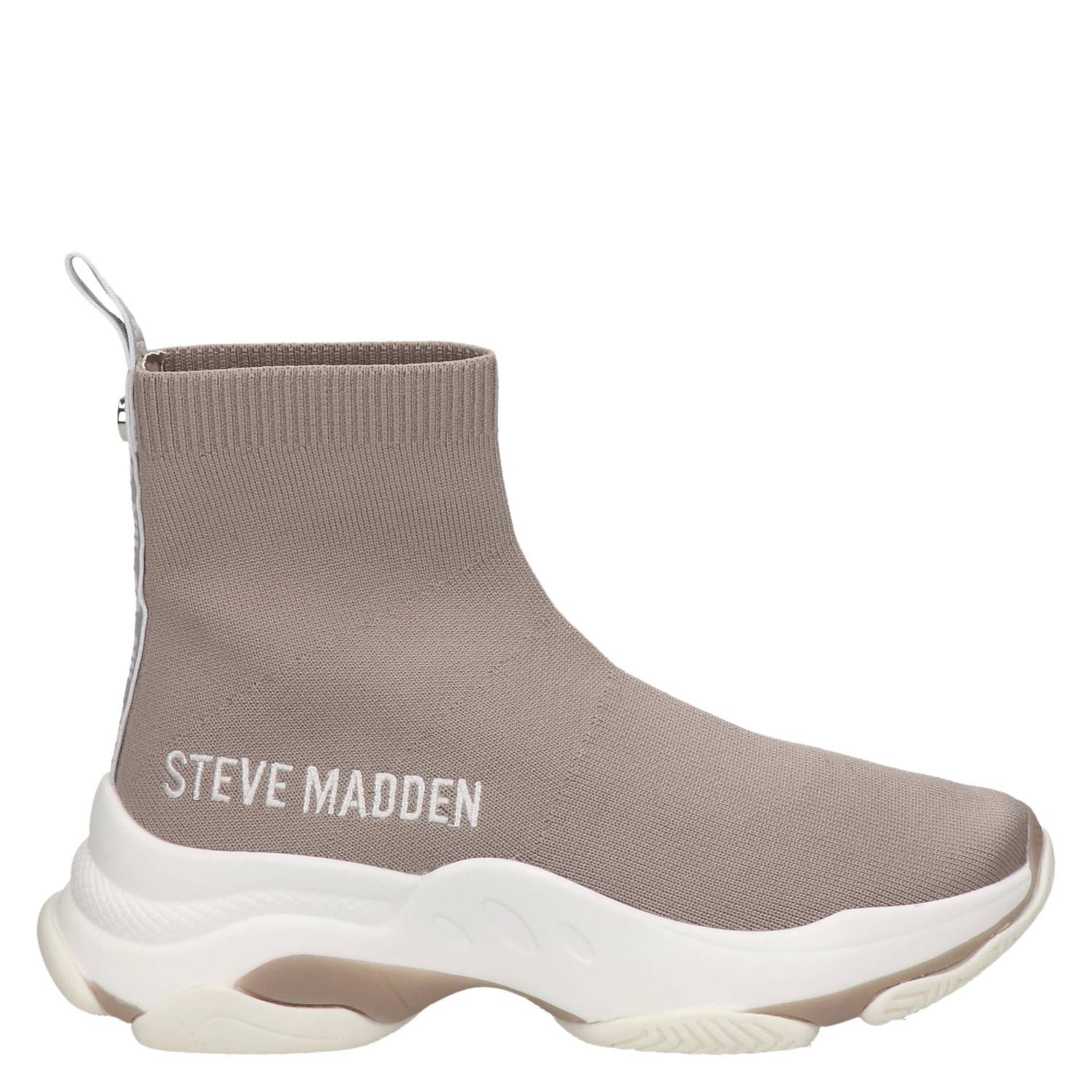 Steve Madden - Hoge sneakers voor dames - Taupe - Nelson.nl