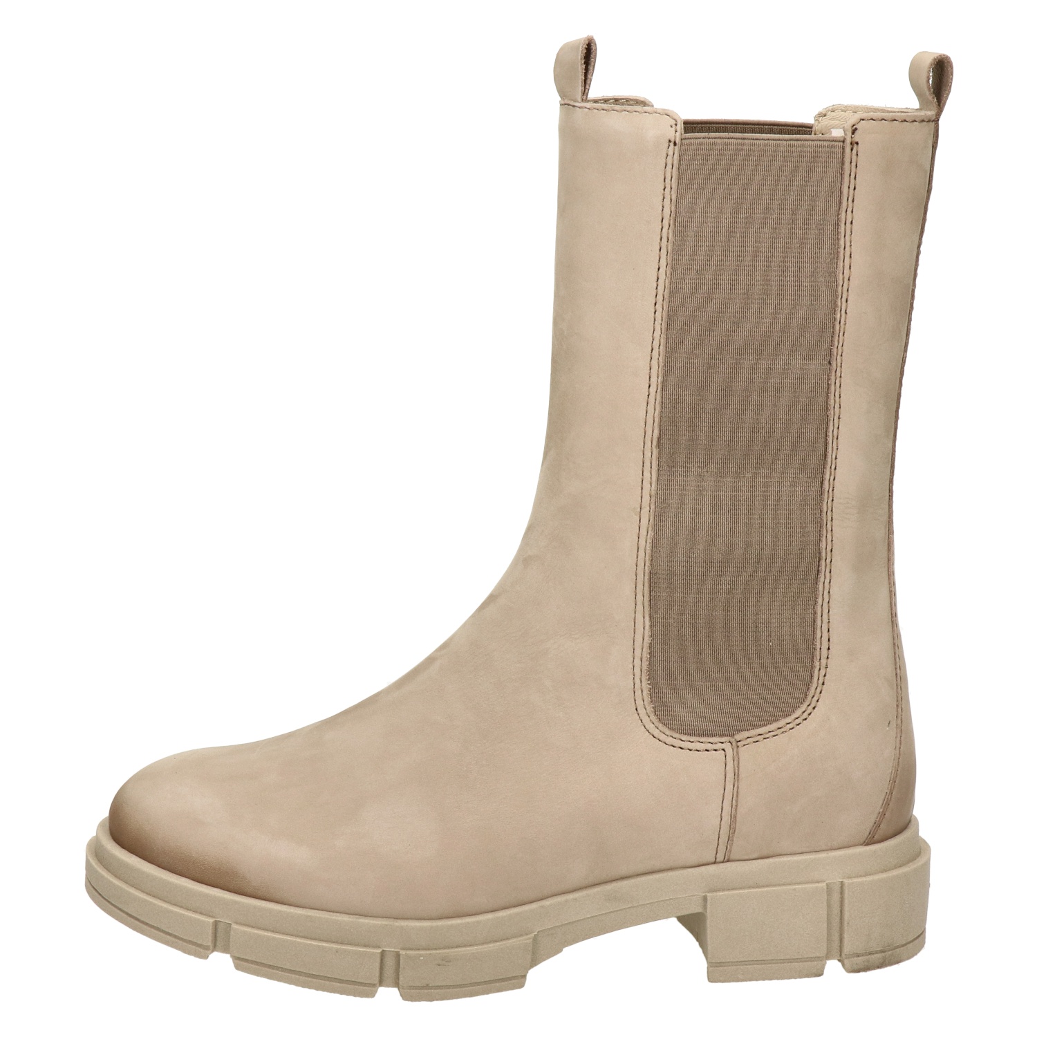 Nelson - Chelseaboots voor dames - Taupe - Nelson.nl