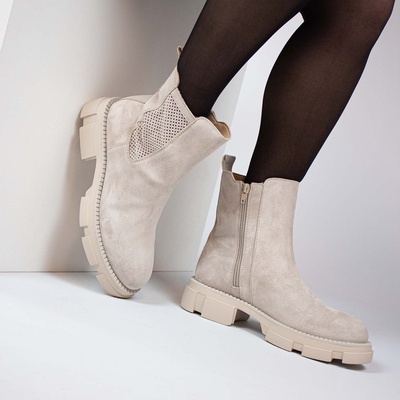 Alpe - Chelseaboots - Wit