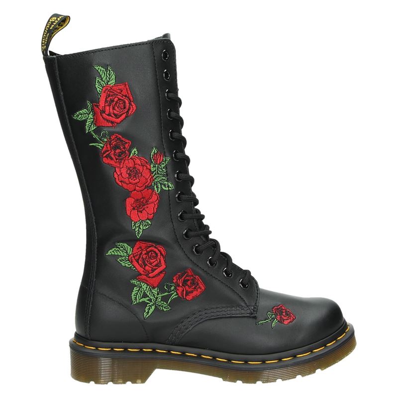 Dr Martens Vonda Veterboots Zwart dr martens kopen in de aanbieding