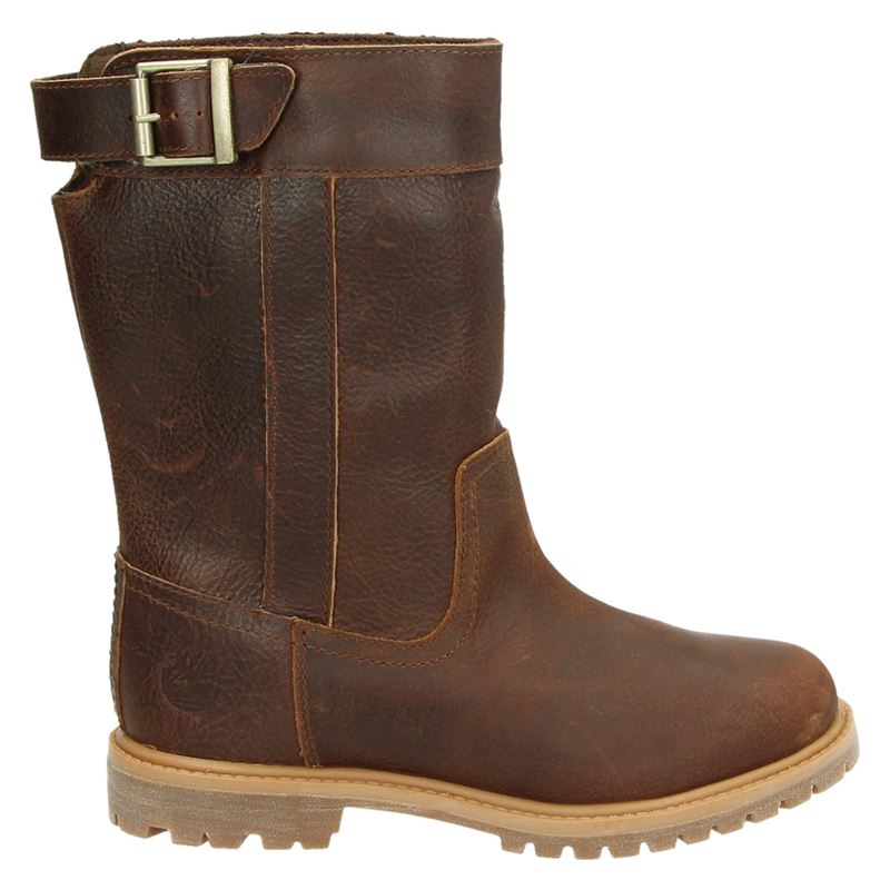 Timberland Nellie Pullon Hoge Laarzen Bruin timberland kopen in de aanbieding