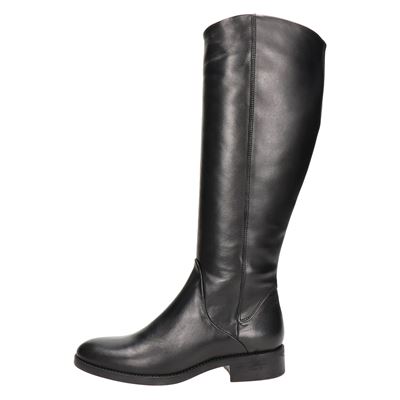 Nelson - Hoge laarzen voor dames - Zwart - Shoemixx.nl