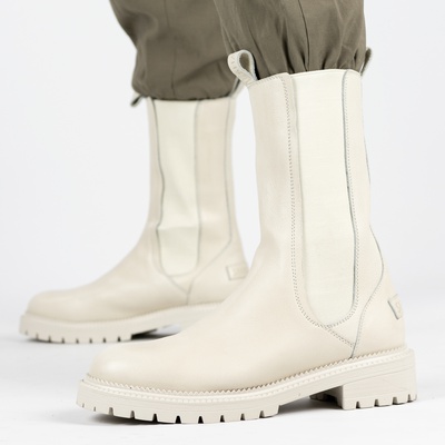Shabbies Amsterdam - Chelseaboots - Wit