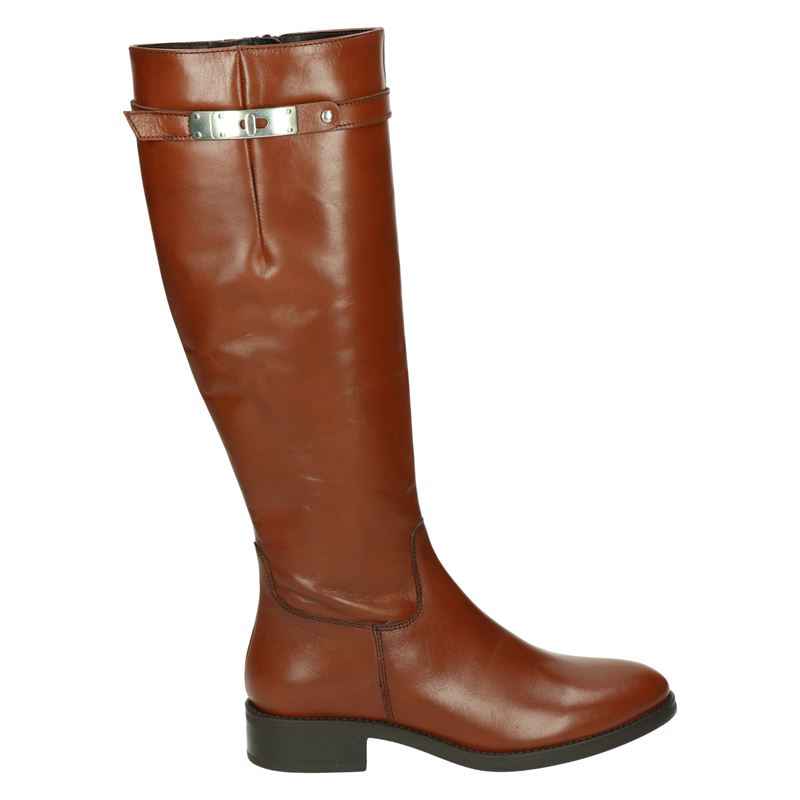 Nelson Pelina - Hoge laarzen - Cognac