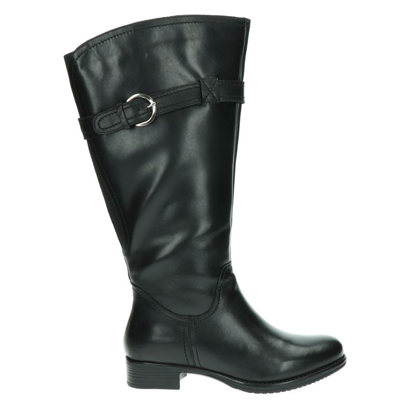 JJ Footwear dames laarzen in zwart kopen? Gratis JJ Footwear Chinley XXL Hoge laarzen voor dames Zwart