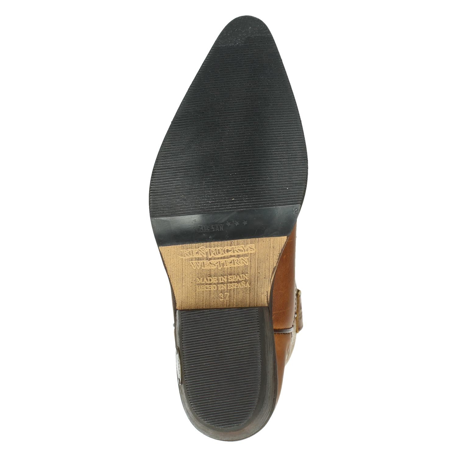 Kentucky's Western Cowboylaarzen voor dames Cognac Kentucky's Western Cowboylaarzen voor dames Cognac