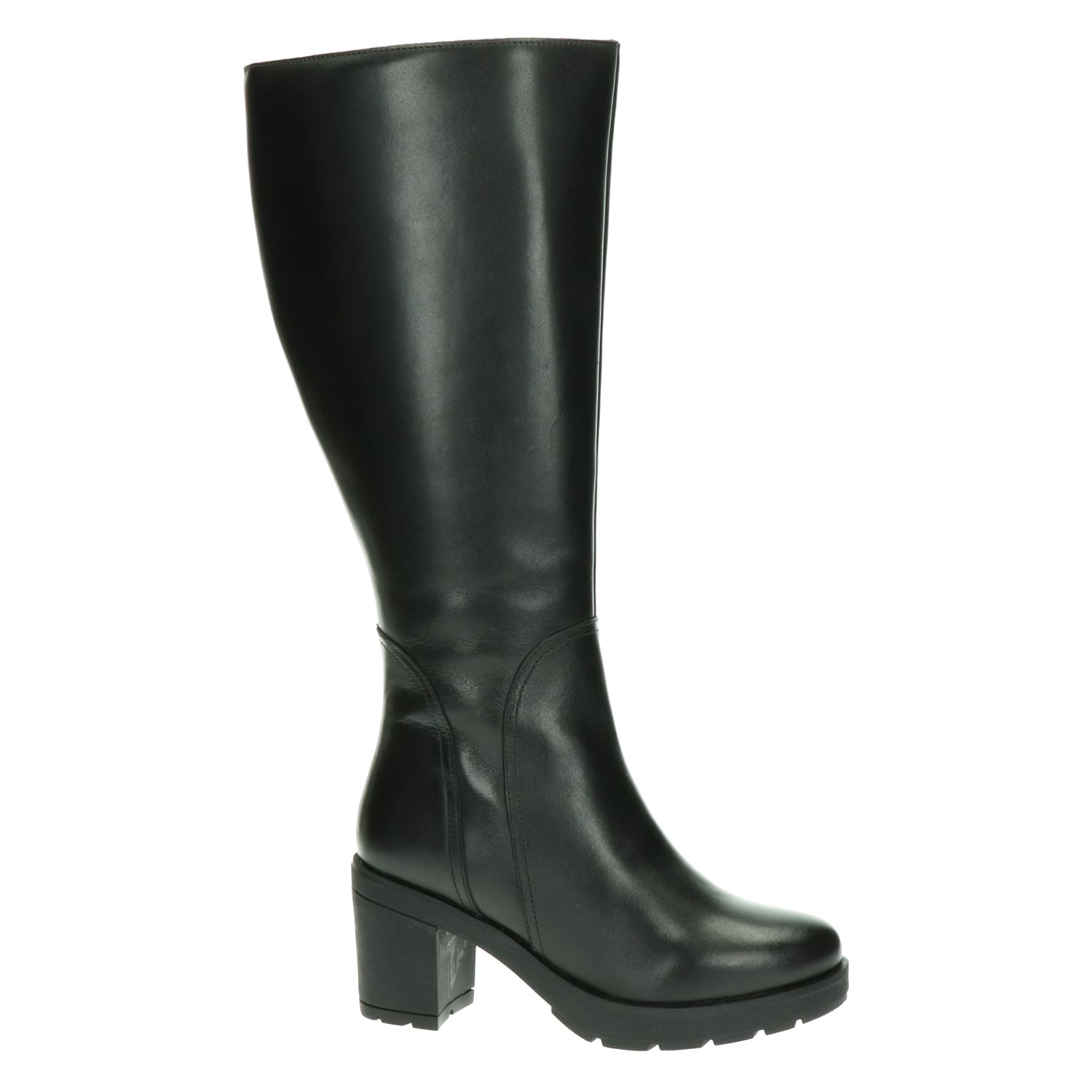 JJ Footwear Bredon XL - Hoge laarzen voor dames - Zwart - Nelson.nl