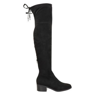 Steve Madden Gerardine - Overknee laarzen - Zwart
