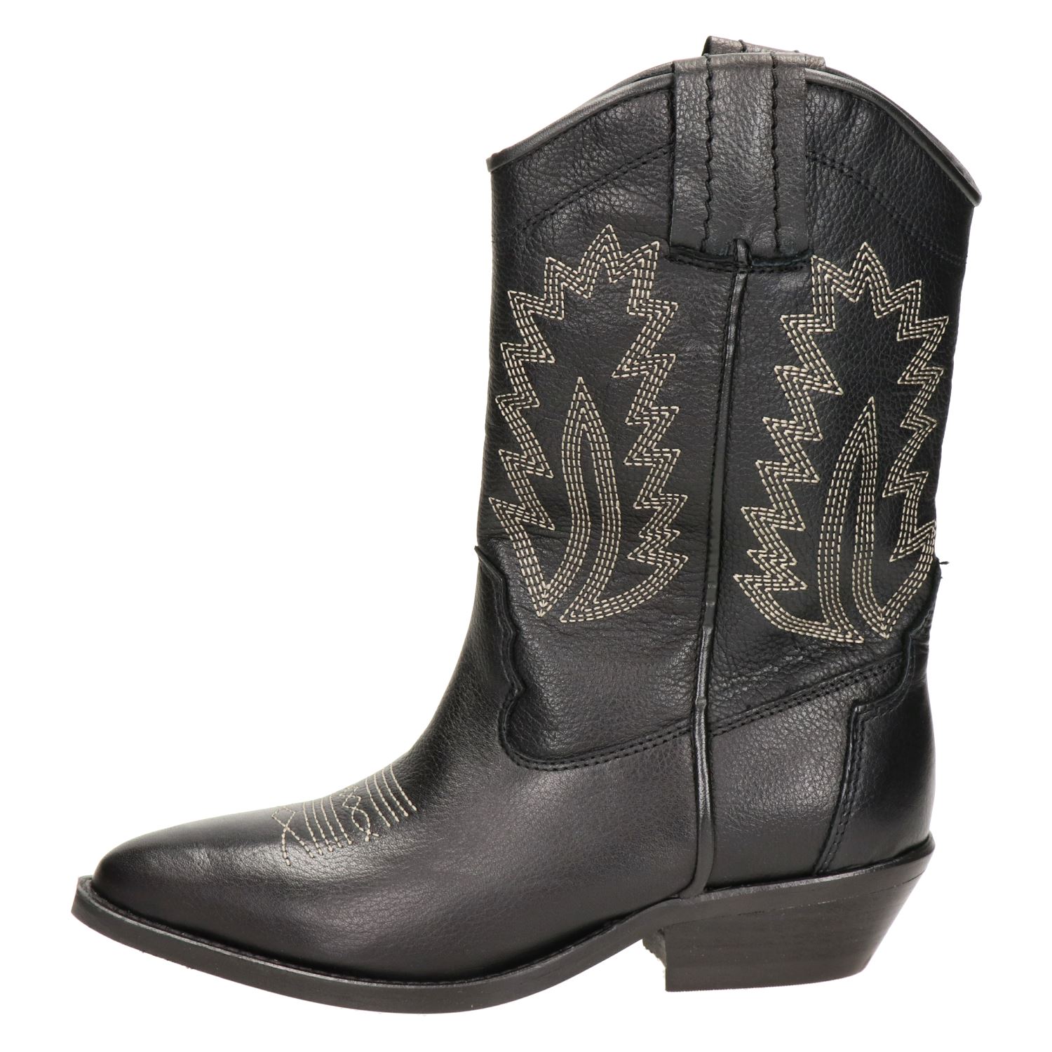 Nelson - Cowboylaarzen voor dames - Zwart - Nelson.nl