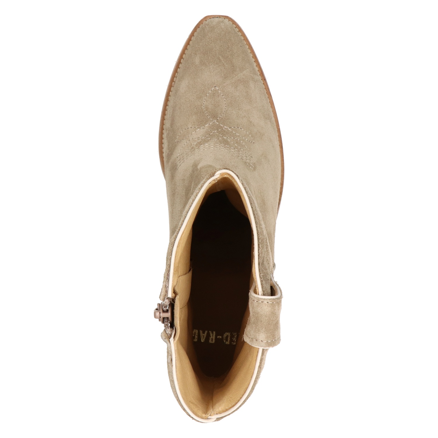 Red Rag - Cowboylaarzen voor dames - Beige - Nelson.nl