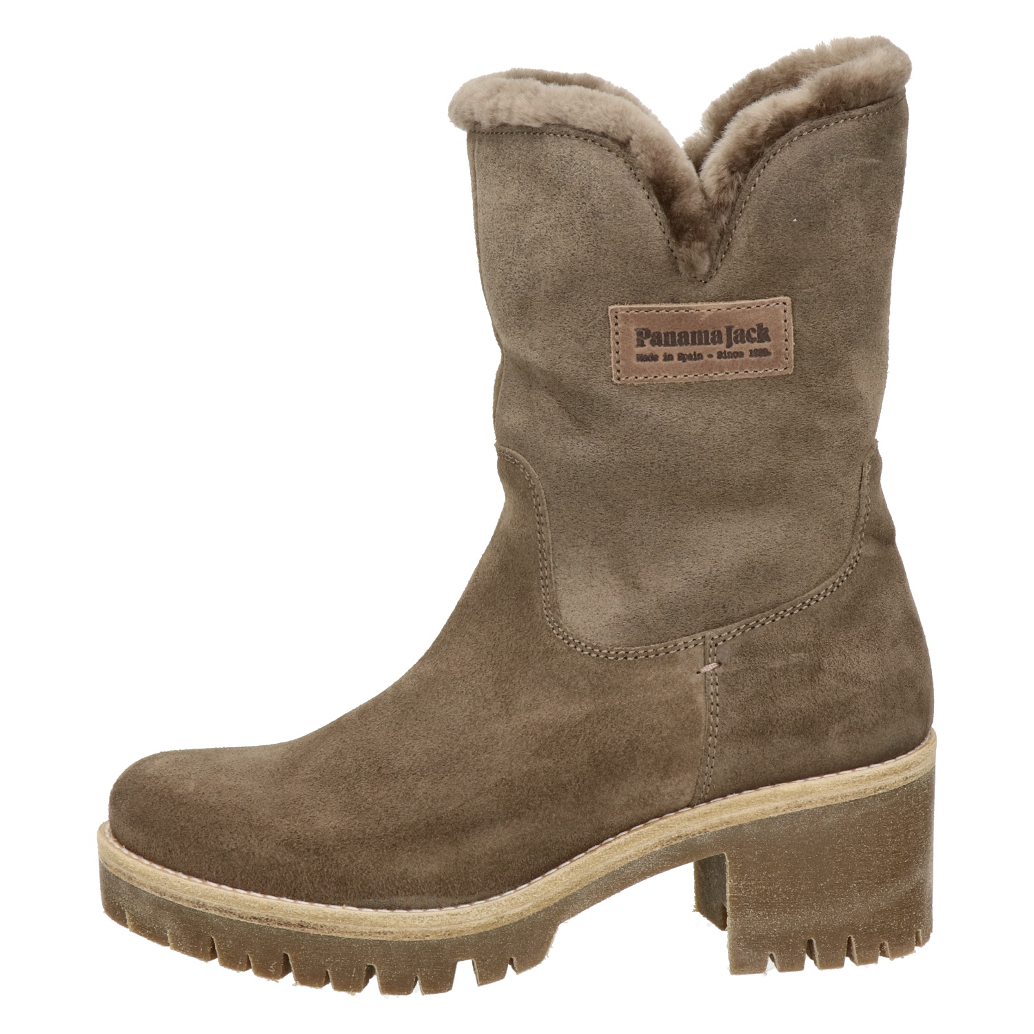 Panama Jack Prim Igloo - Rits- \u0026 gesloten boots voor dames - Taupe -  Nelson.nl
