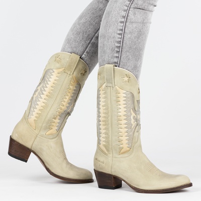Sendra Debora Insa - Cowboylaarzen - Ecru
