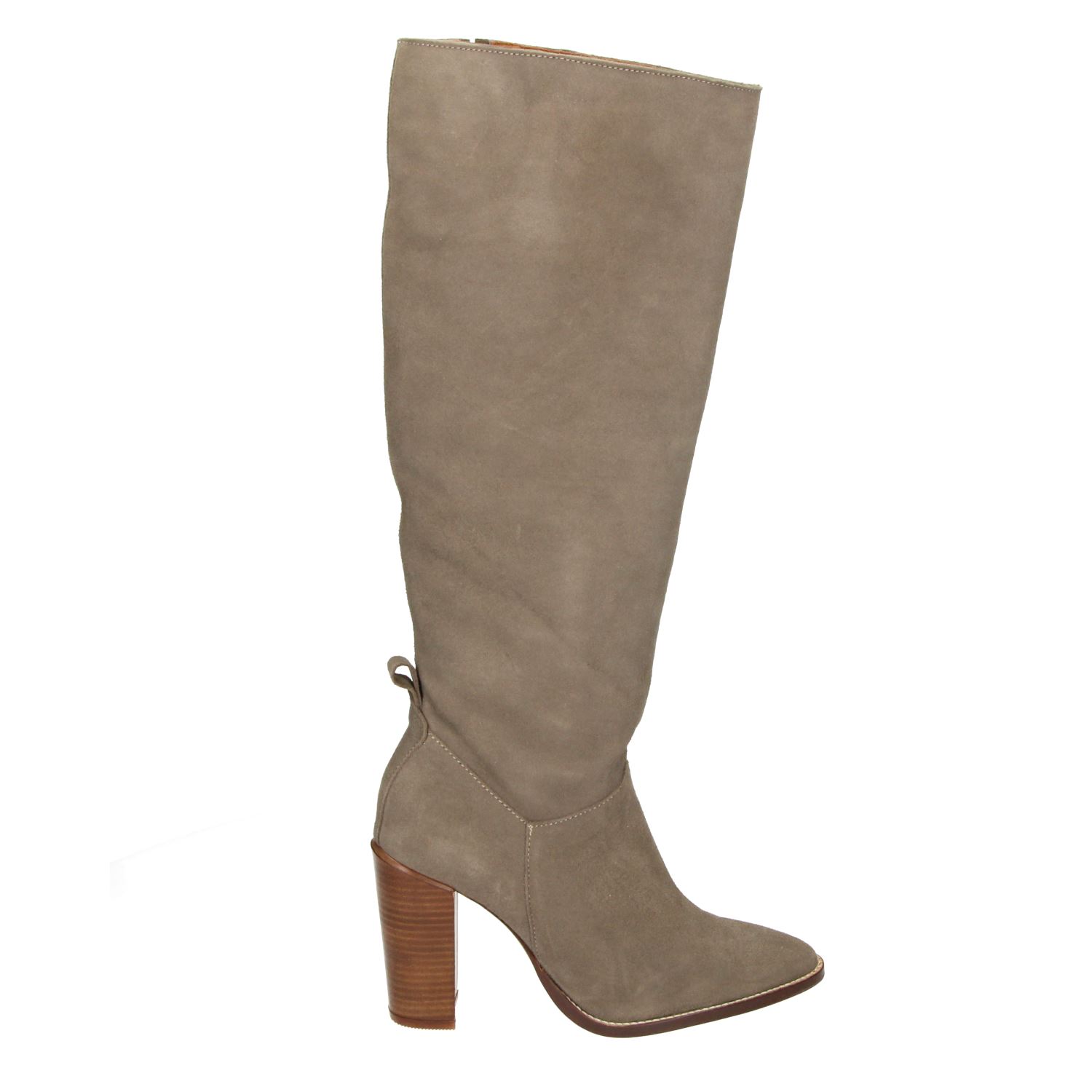 Nelson - Laarzen voor dames - Taupe - Shoemixx.nl