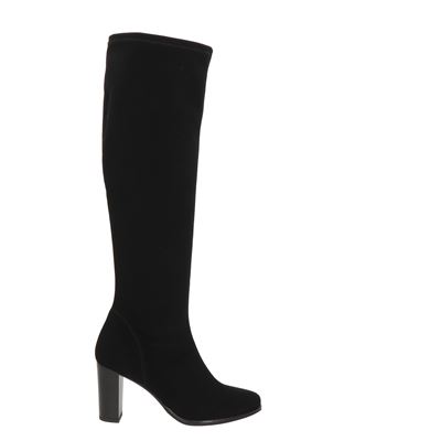 Rapisardi - Hoge laarzen voor dames - Zwart - Shoemixx.nl