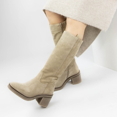 Alpe Janis - Hoge laarzen - Beige