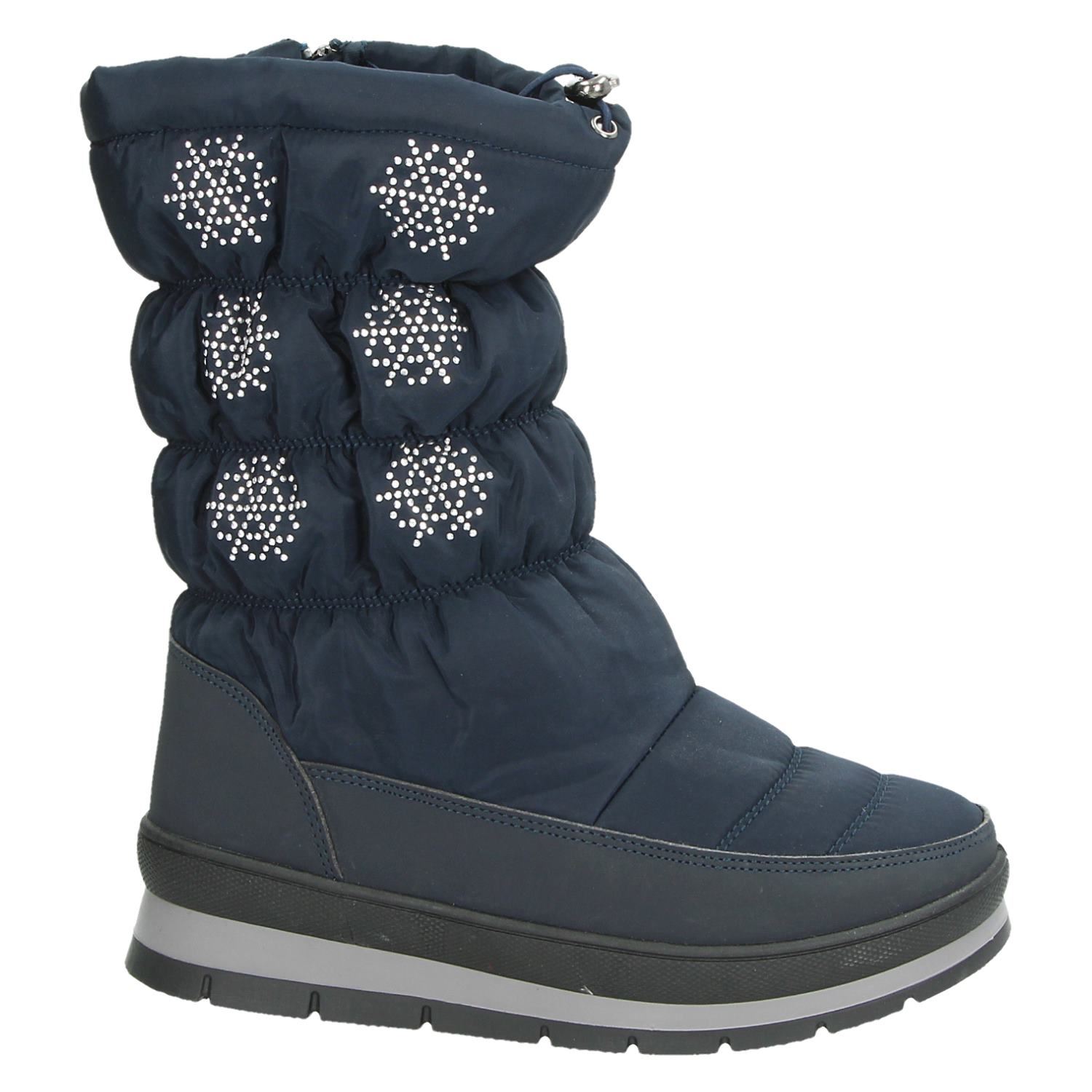 Snow Fun - Snowboots voor dames - Blauw - Shoemixx.nl