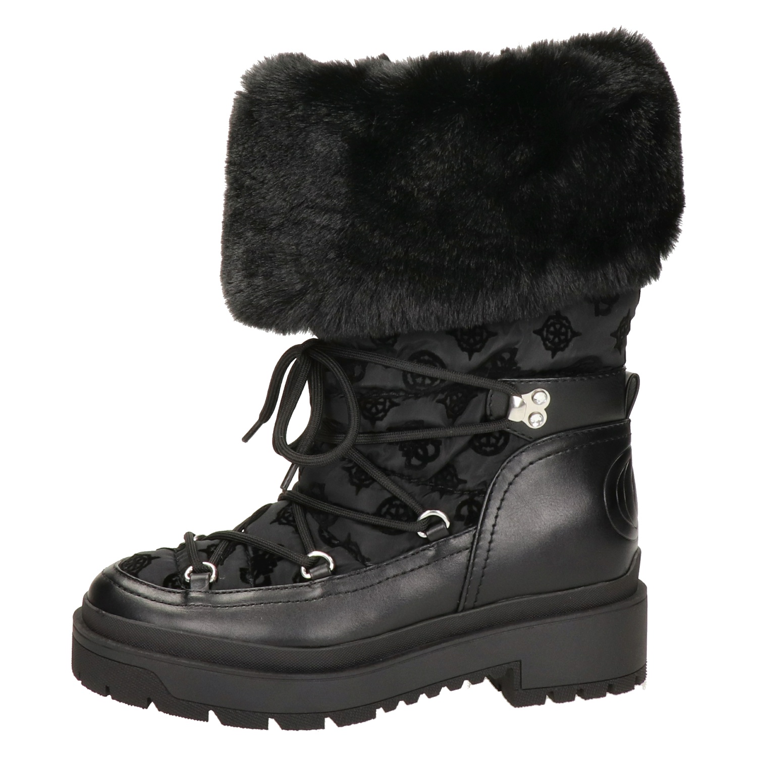 Guess Larya - Snowboots voor dames - Zwart - Nelson.nl