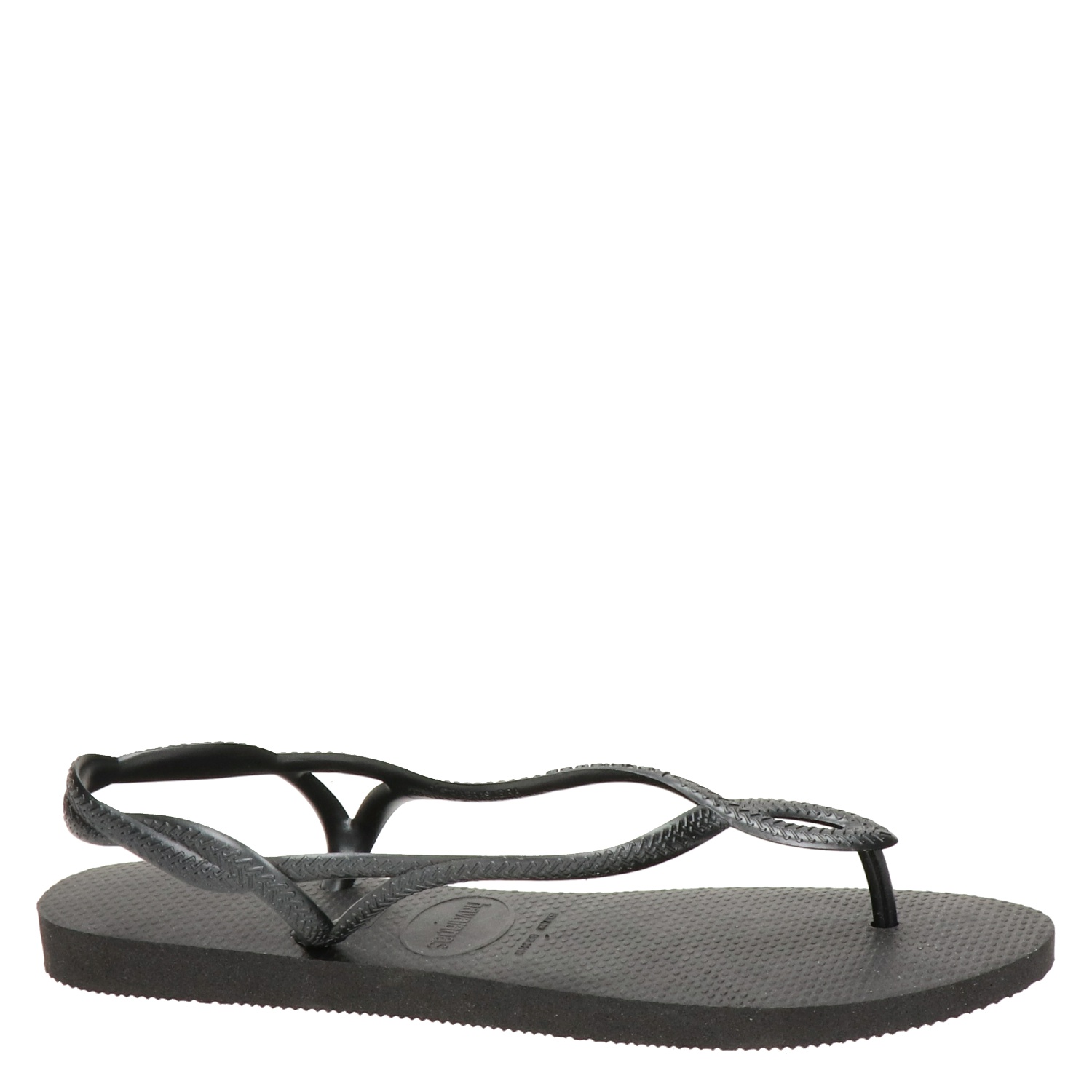 havaianas slippers zwart