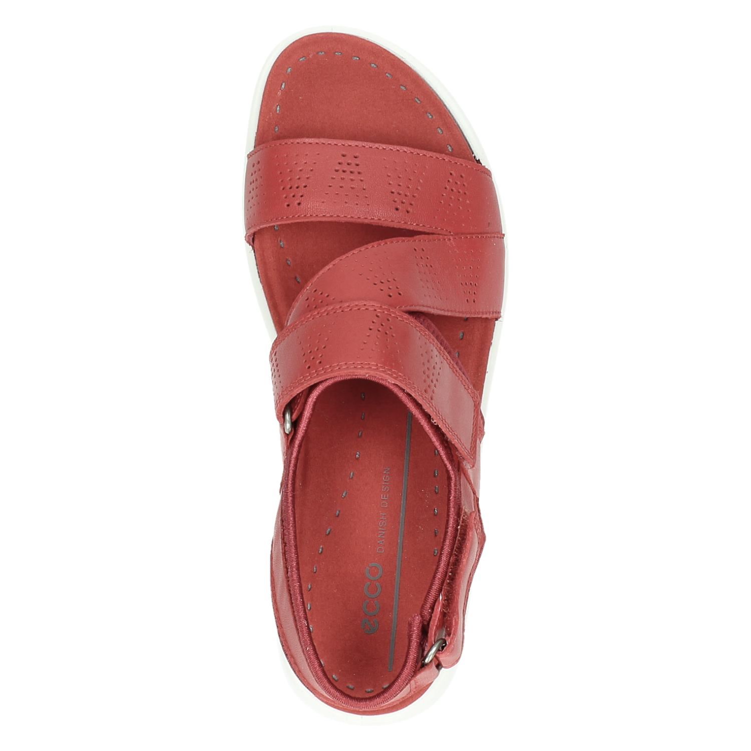 5 Dames Soft Sandalen Rood Ecco y8mnvNwO0