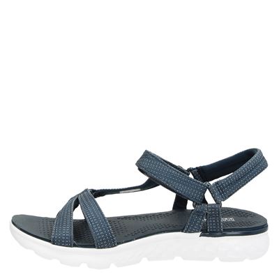 Skechers Goga Max - Sandalen voor dames - Blauw - Shoemixx.nl
