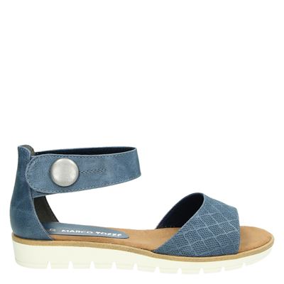Marco Tozzi - Sandalen voor dames - Blauw - Shoemixx.nl