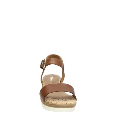 Tamaris - Sleehak voor dames - Cognac - Nelson.nl