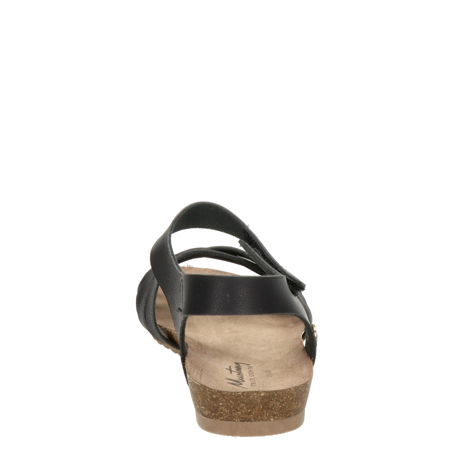 Mustang - Sandalen voor dames - Zwart - Shoemixx.nl