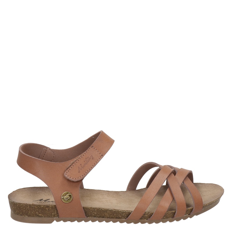 Mustang - Sandalen voor dames - Zwart - Shoemixx.nl
