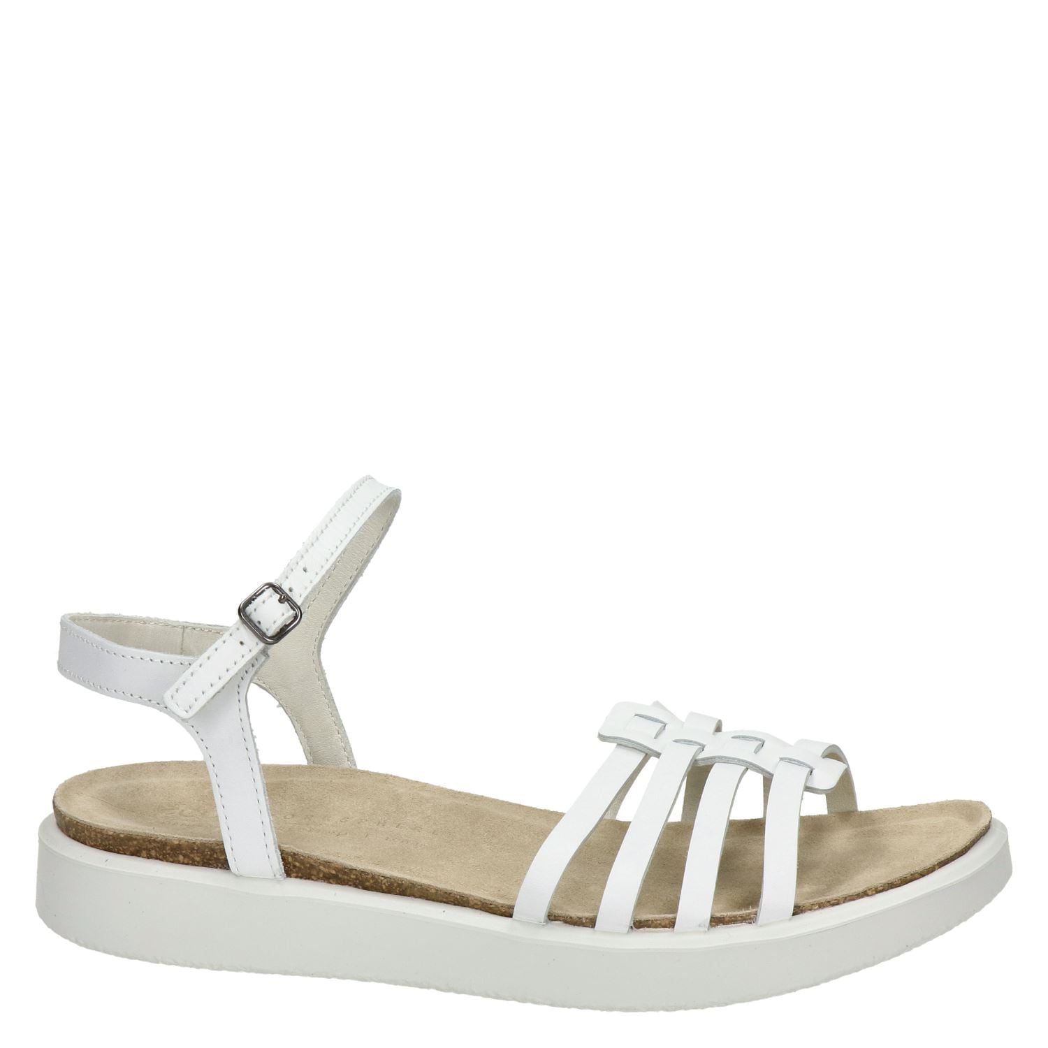 Ecco Corksphere - Sandalen voor dames - Wit - Nelson.nl