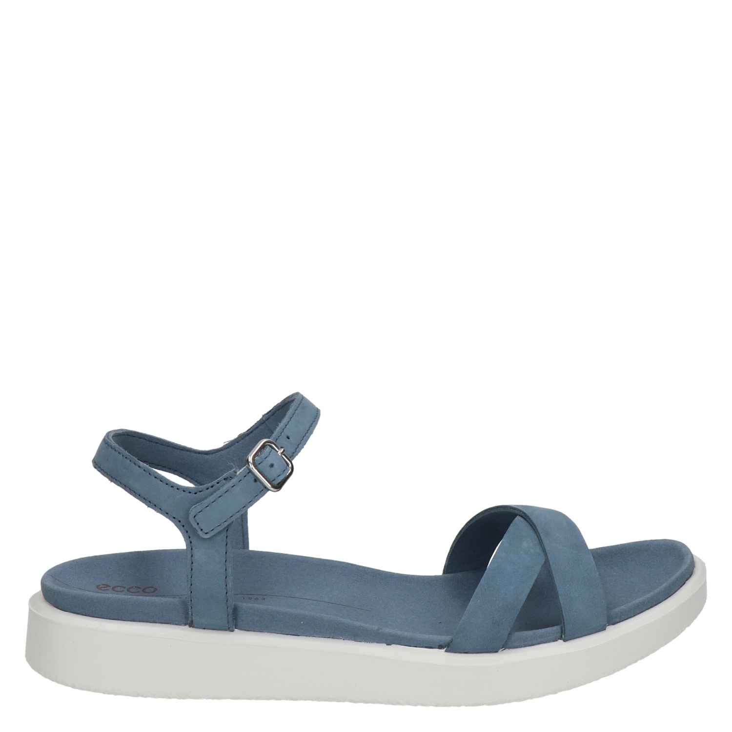 Ecco Yuma - Sandalen voor dames - Blauw - Nelson.nl