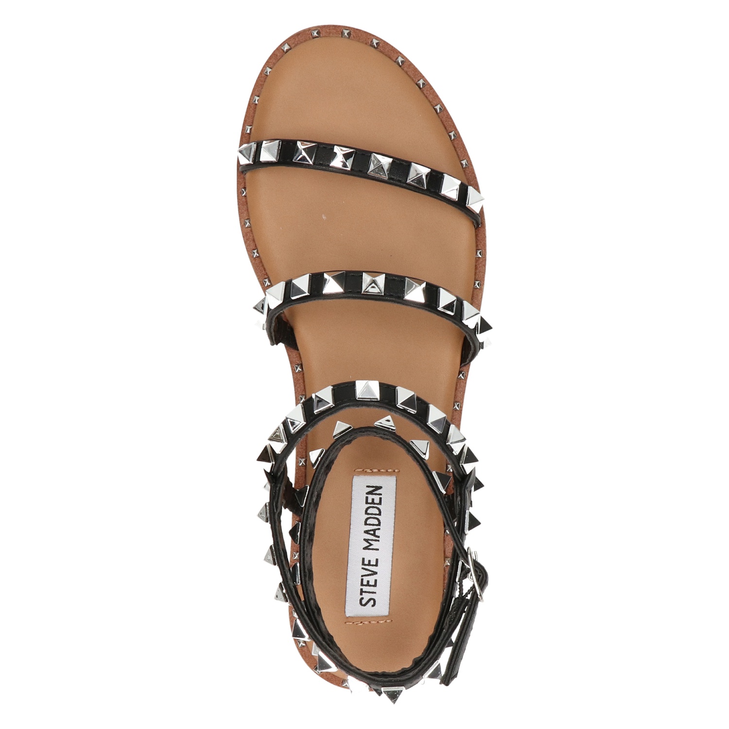 Steve Madden - Sandalen voor dames - Zwart - Nelson.nl