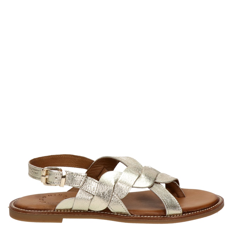 Nelson - Sandalen voor dames - Goud - Nelson.nl